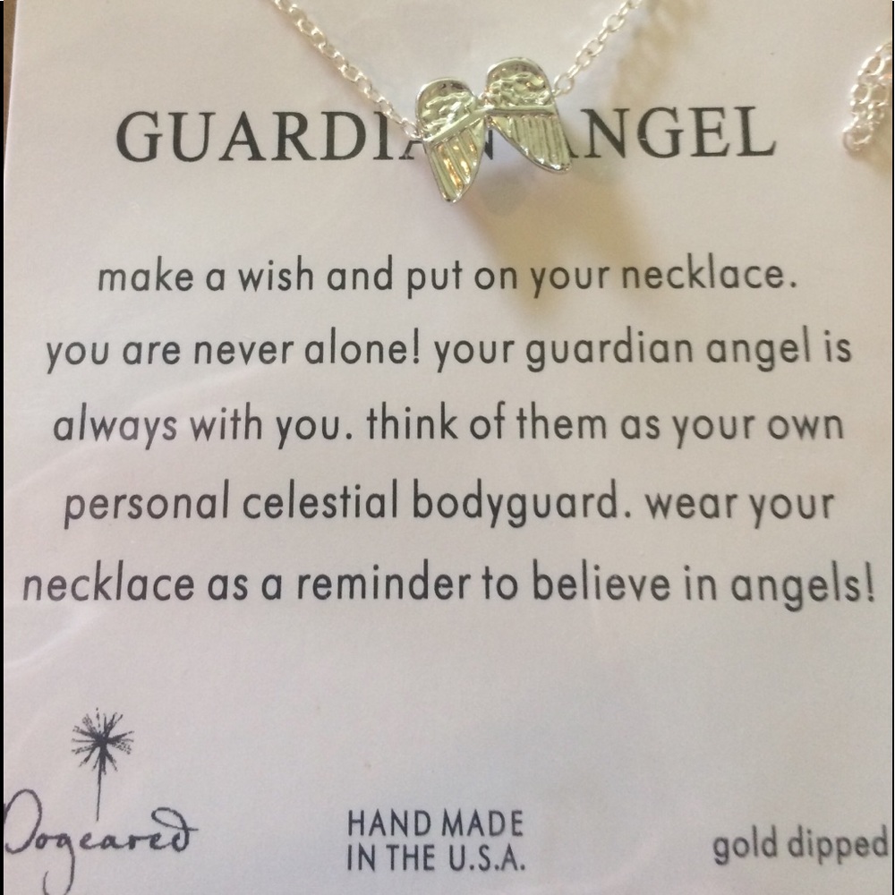 Guardian Angel Silver Necklace